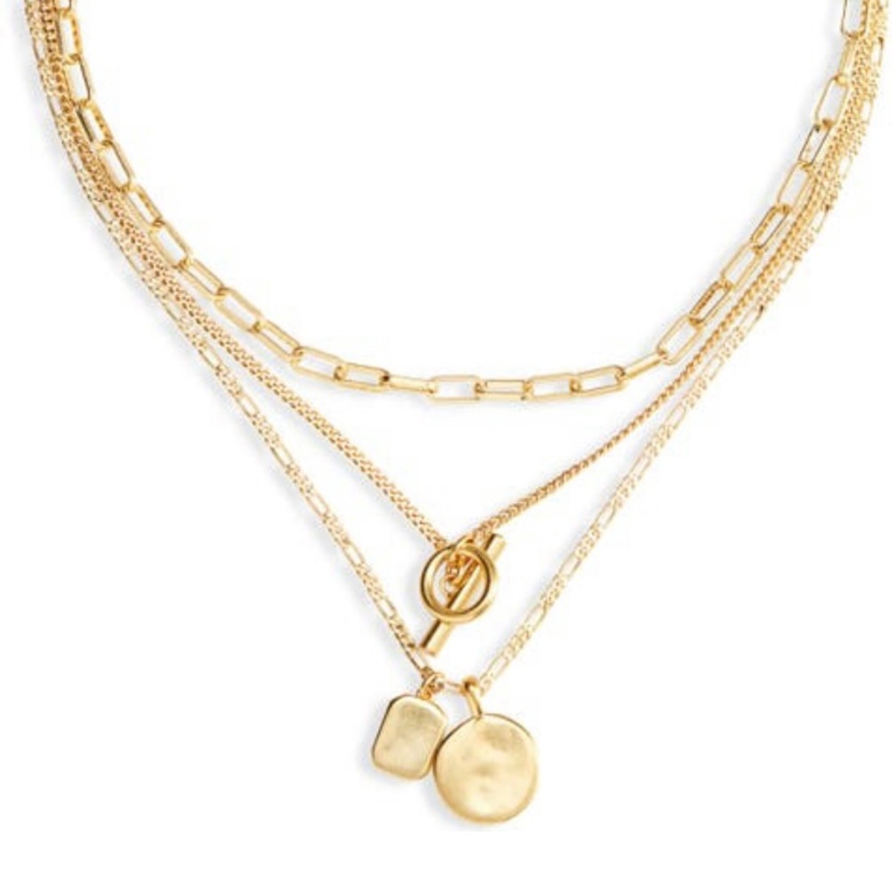 Madewell Set of 3 Toggle Chain Necklaces